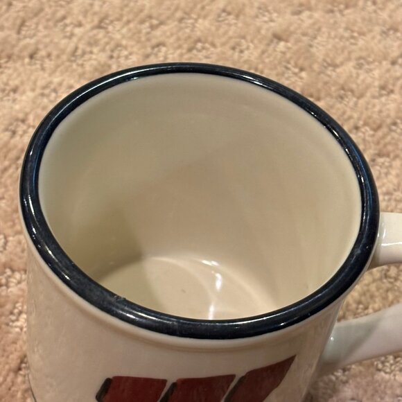 University of WISCONSIN BADGERS Madison W Logo Hardstone VTG Ceramic Mug Coffee - Picture 6 of 6